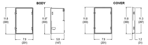 nema 4x enclosure dimensions